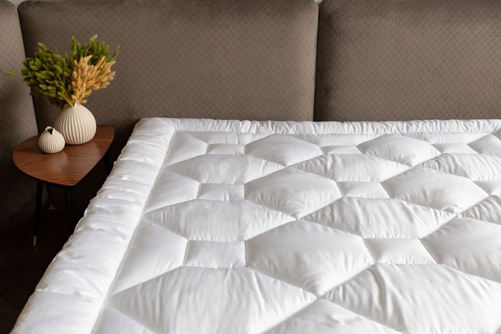 Наматрасник - топпер TOPPER WOOL GRASS теплый 160x200
