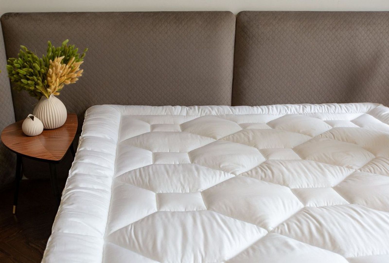 Наматрасник - топпер TOPPER WOOL GRASS теплый 200x200