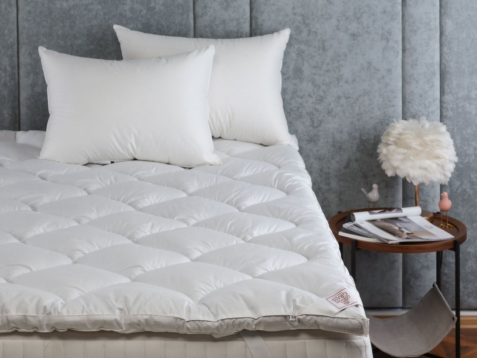 Наматрасник - топпер TOPPER CAMEL WOOL GRASS теплый 180x200