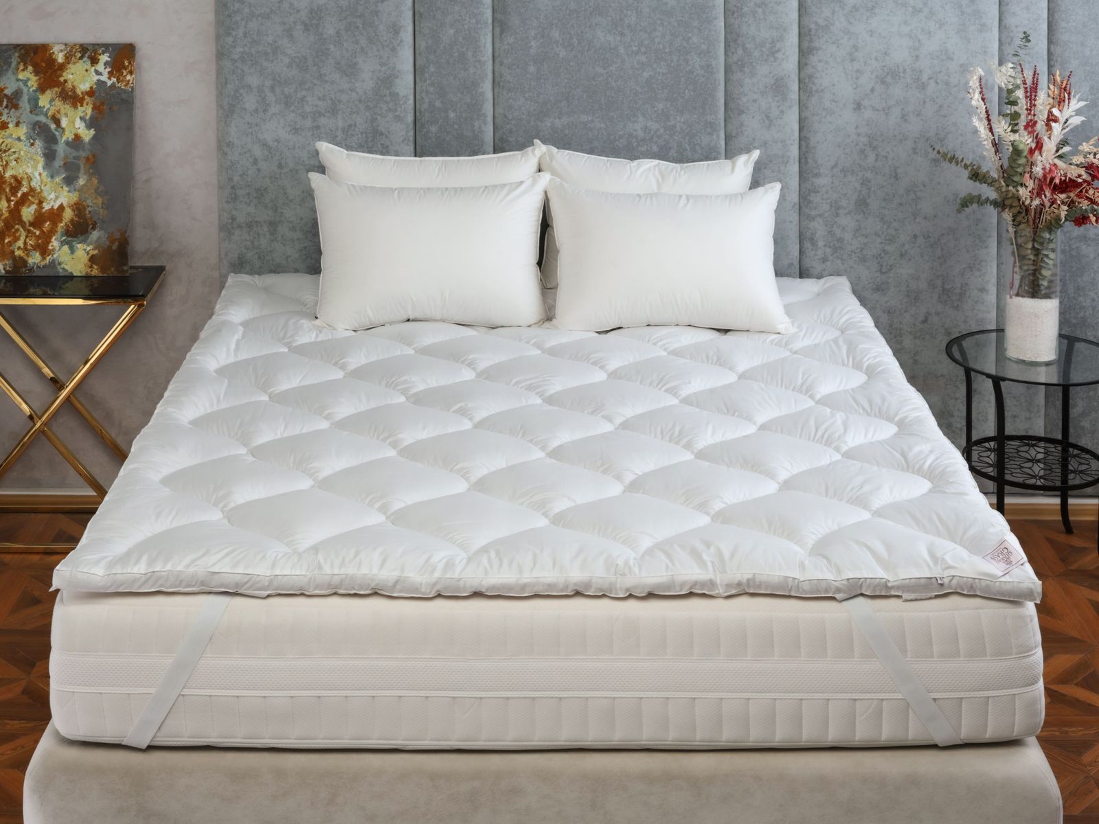 Наматрасник - топпер TOPPER CAMEL WOOL GRASS теплый 140x200