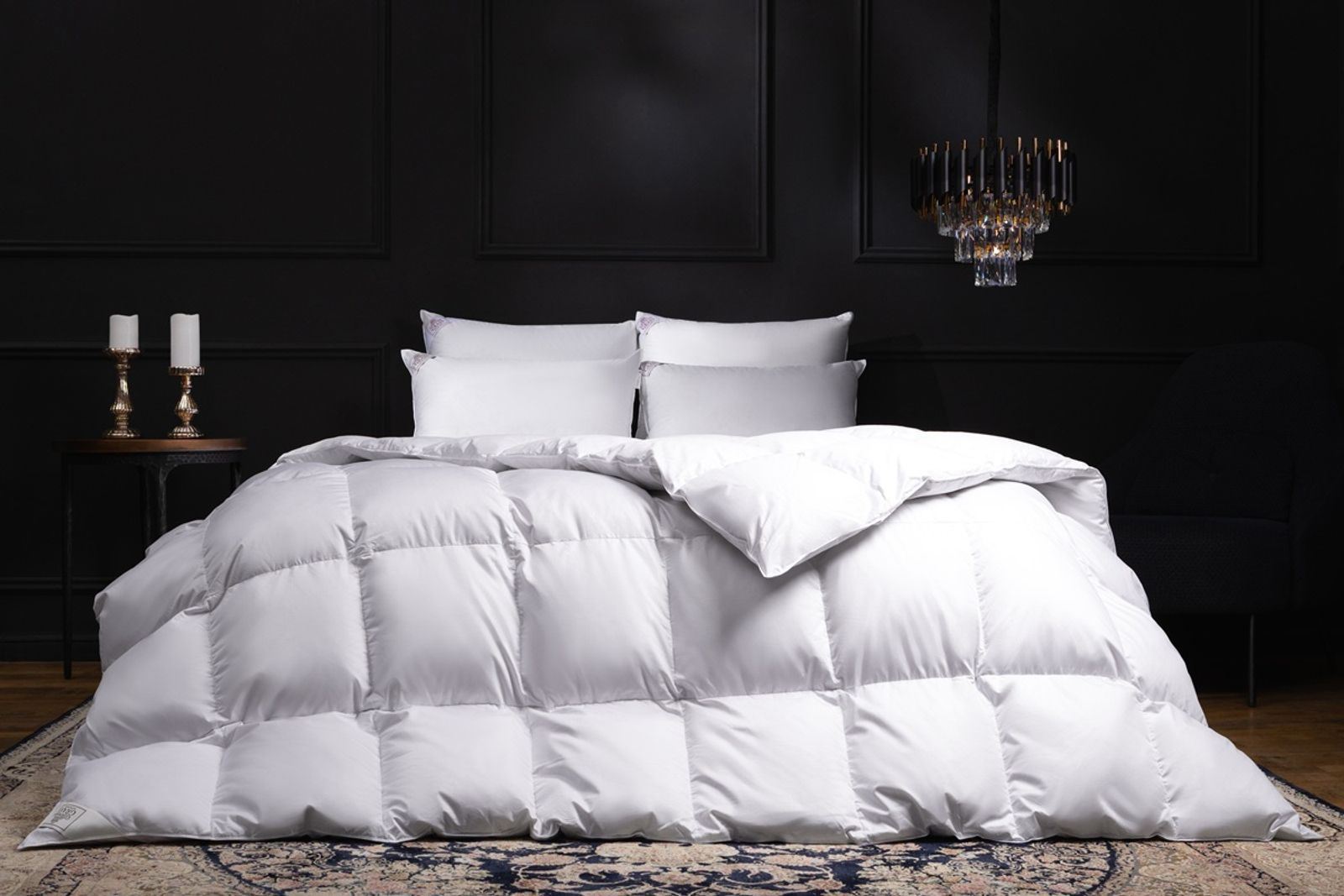 Одеяло из пуха гаги EXCLUSIVE COTTON EIDER DOWN всесезонное 200x220