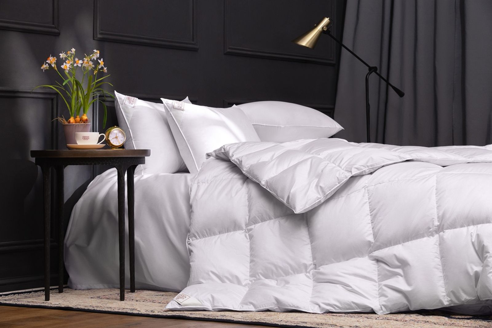 Одеяло из пуха гаги EXCLUSIVE COTTON EIDER DOWN теплое 240x220