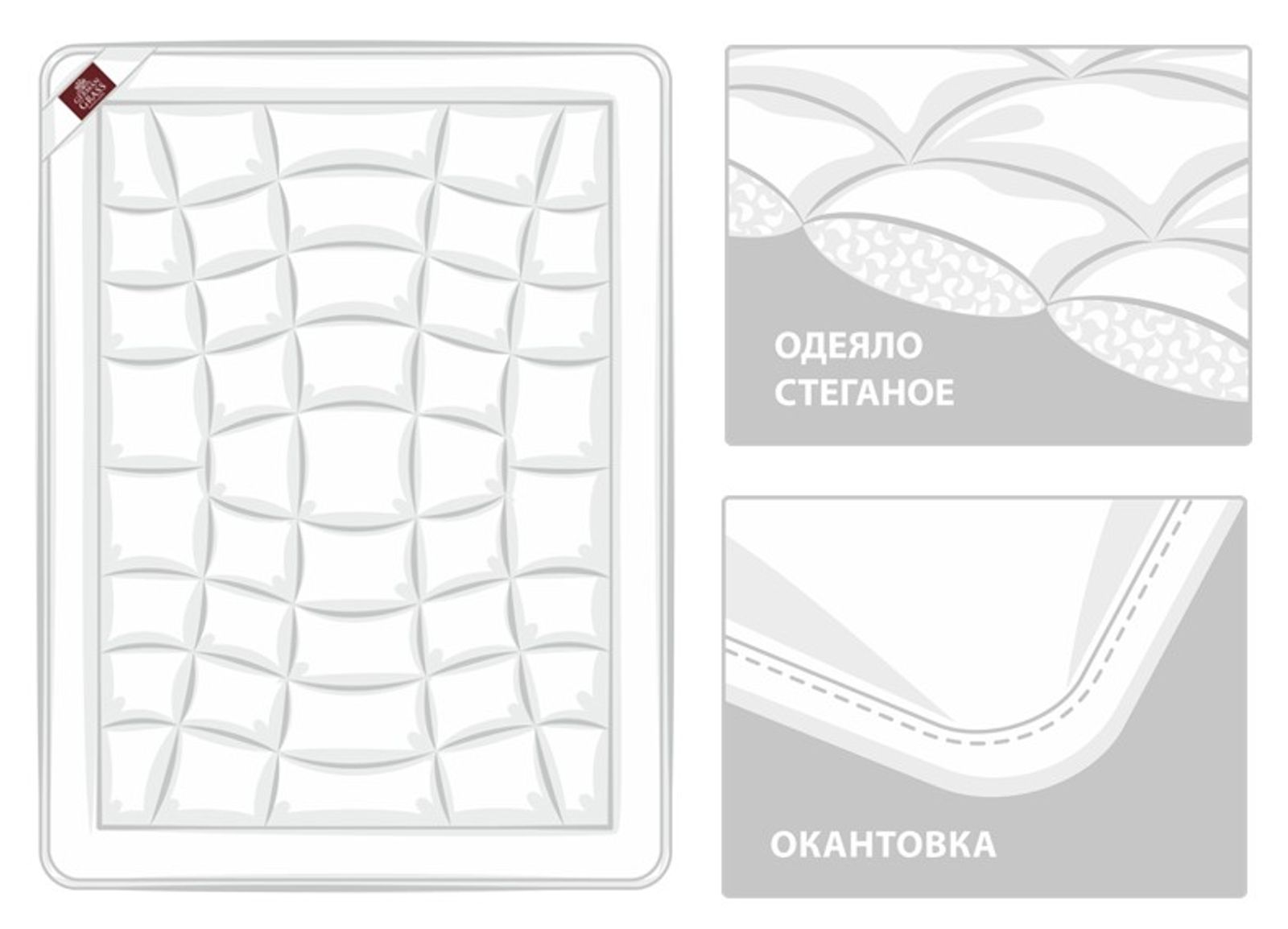 Одеяло ORGANIC HEMP GRASS легкое 150x200