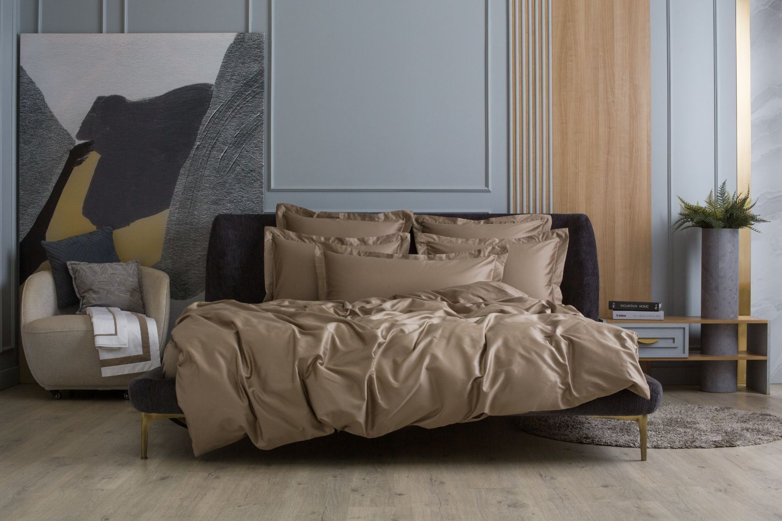 Наволочки Caramel Beige Allure Grass 70х70 (2шт)