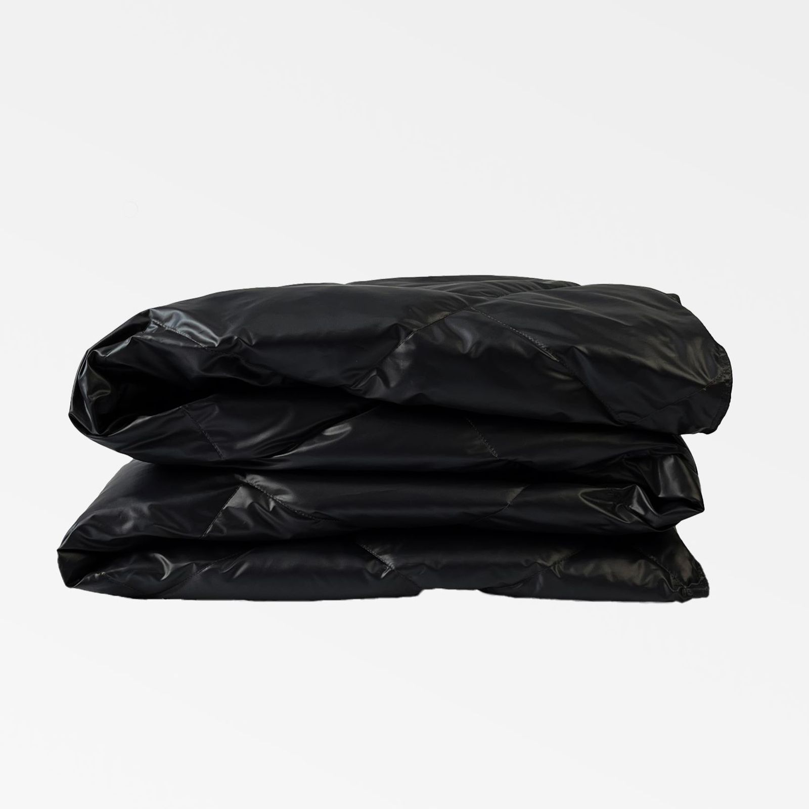 Дорожный плед-пончо пуховый Travel Cape Plaid Grass Black 130x170 вид 3