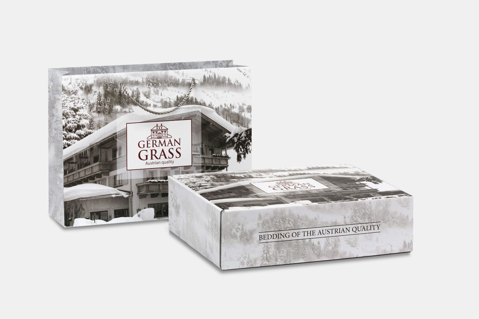 Постельное белье Alpine White Allure Grass Евро простыня на резинке