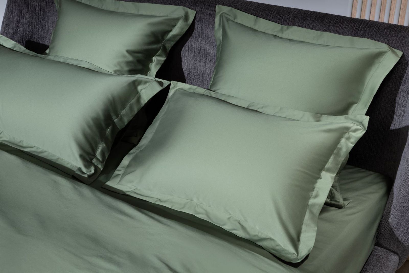 Постельное белье Pine Green Allure Grass Семейный простыня на резинке