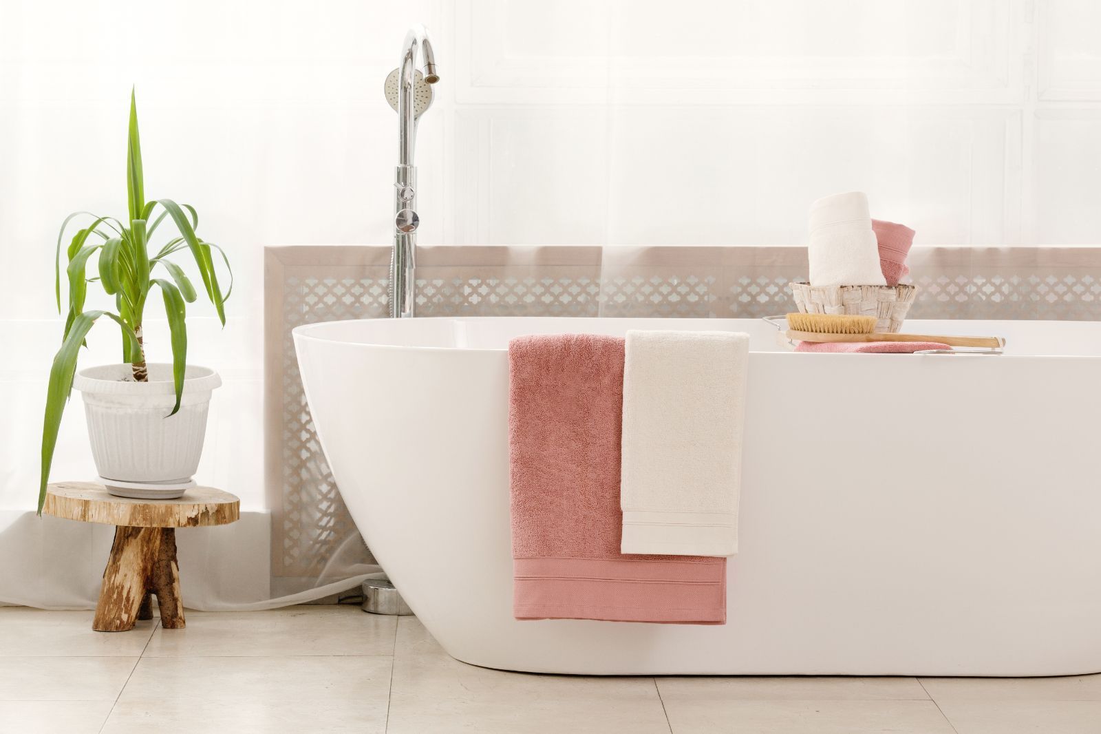 Полотенце махровое Rose Balance Grass 70х140 вид 3