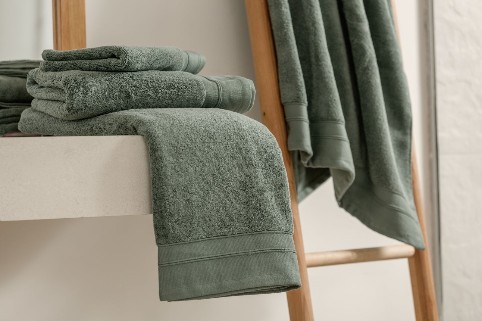 Полотенце махровое Olive Balance Grass 80х150 вид 2