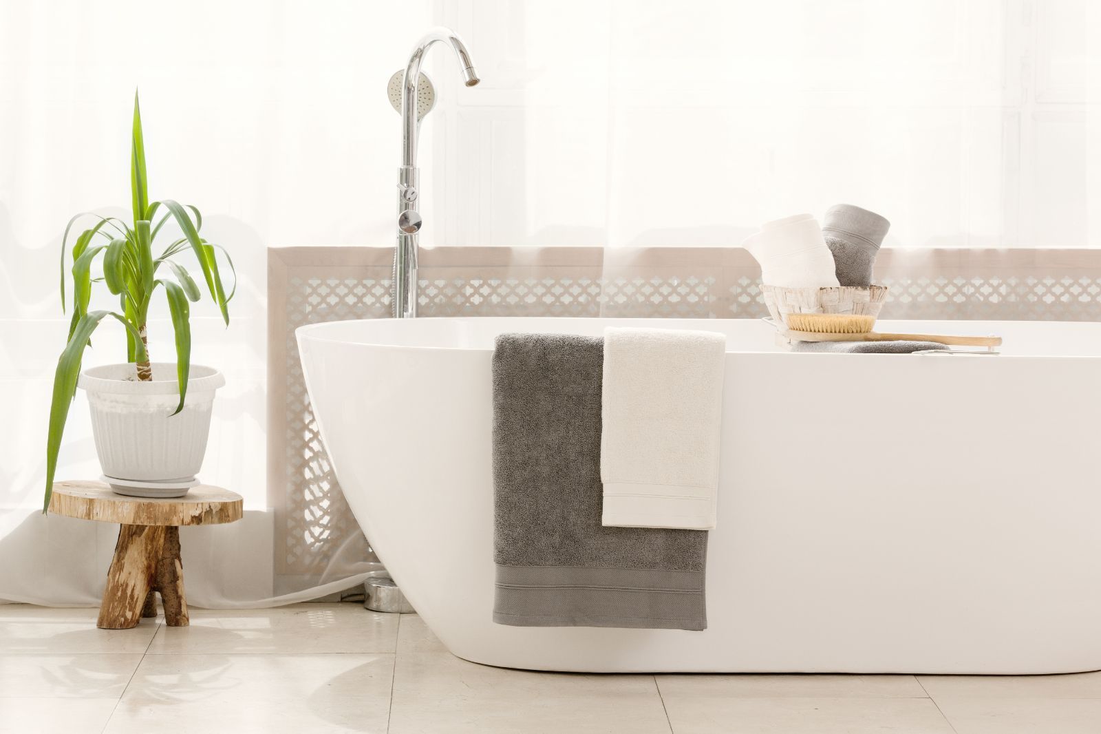 Полотенце махровое Grey Balance Grass 80х150 вид 3