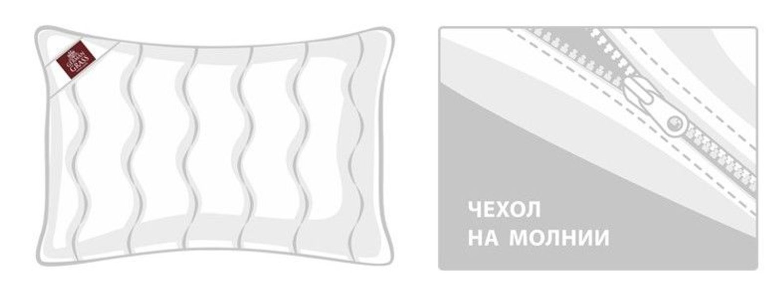 Подушка 60°C FAMILIE STOPALLERGY регулируемая 50x68