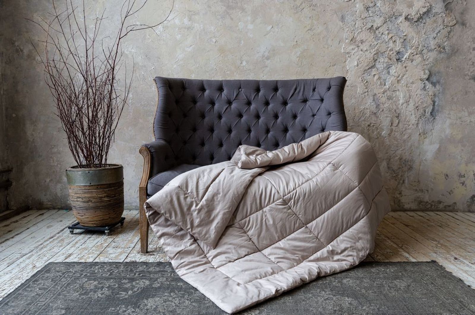 Одеяло ALMOND WOOL GRASS теплое 240x220