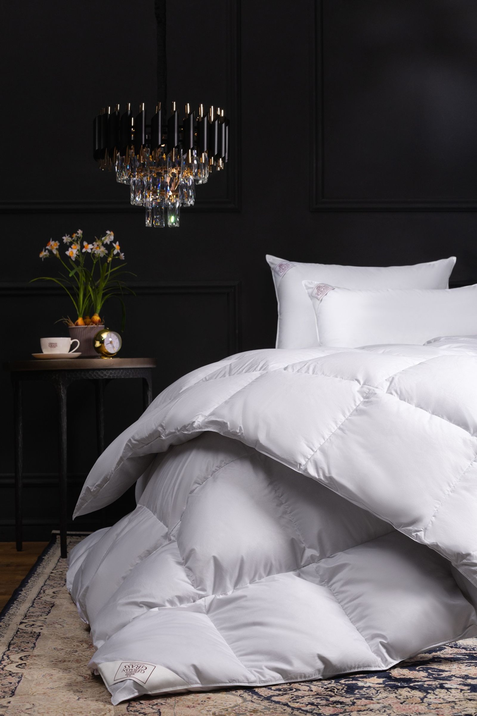 Подушка из пуха гаги EXCLUSIVE COTTON EIDER DOWN средняя 50x68