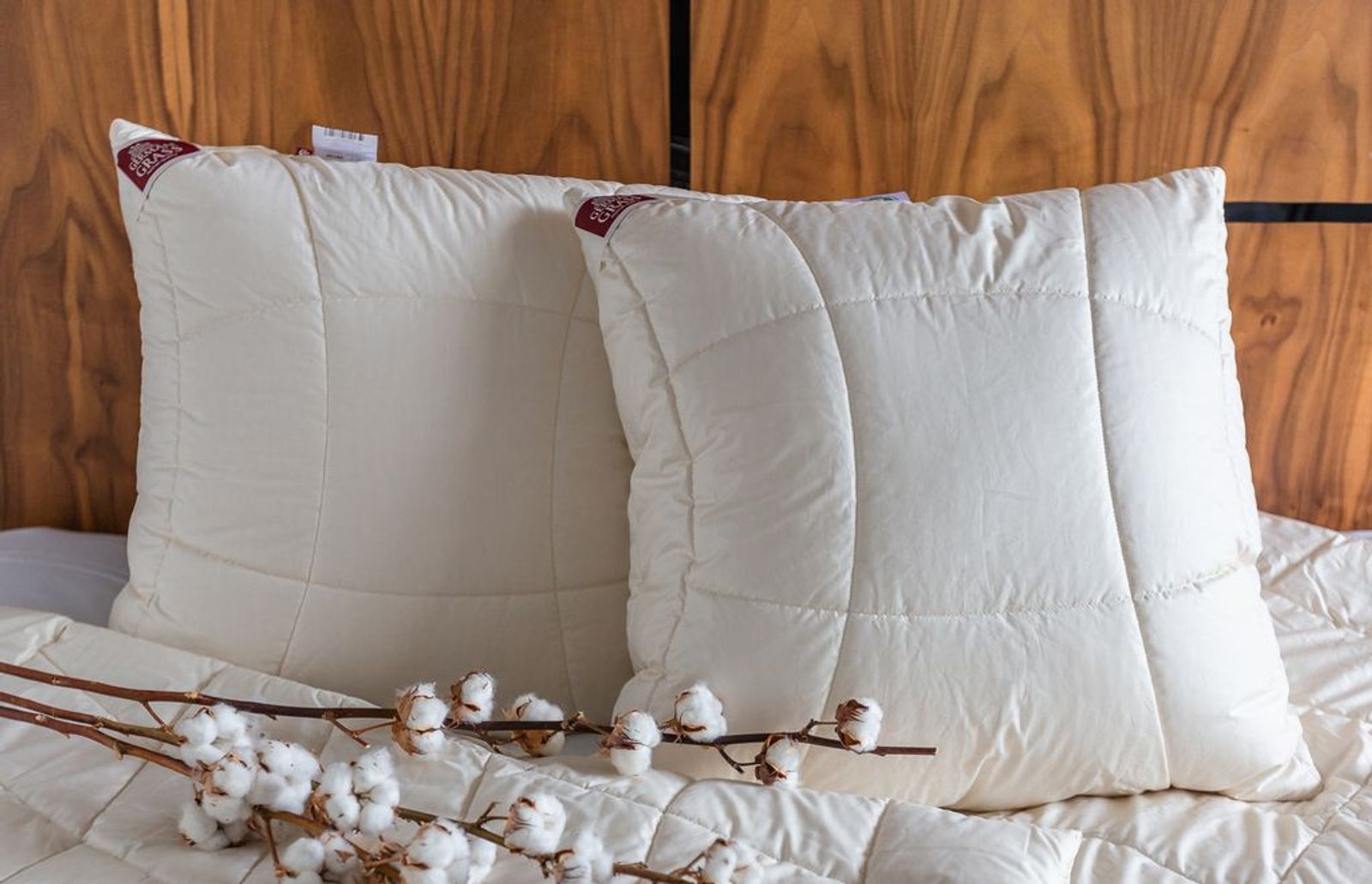 Подушка ORGANIC COTTON GRASS регулируемая 68х68
