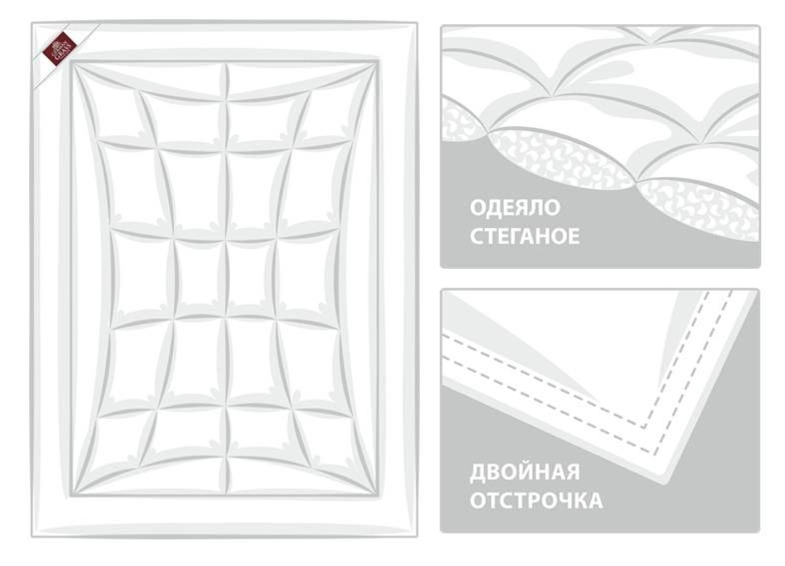 Одеяло NON-ALLERGENIC PREMIUM GRASS легкое 240x220