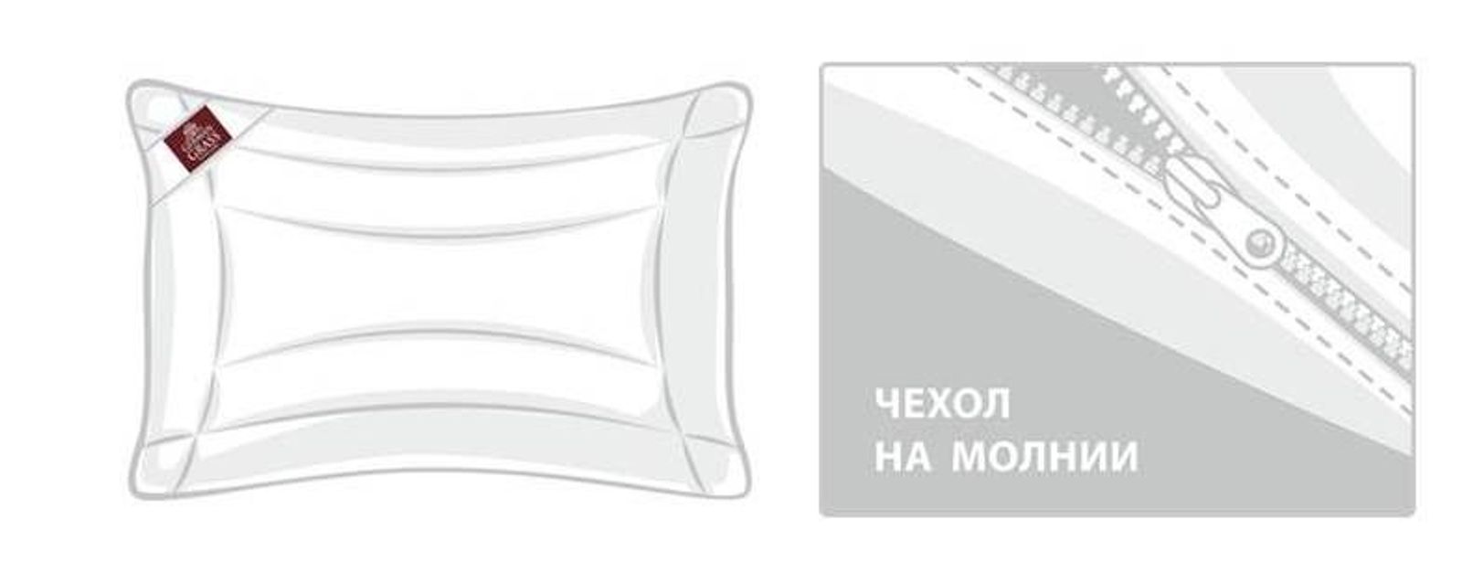 Подушка NON-ALLERGENIC PREMIUM GRASS регулируемая 50х90