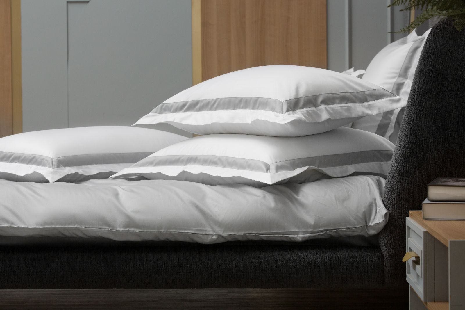 Наволочки с широкой отделкой Alpine Ash Grey Allure Grass 50х70 (2шт)