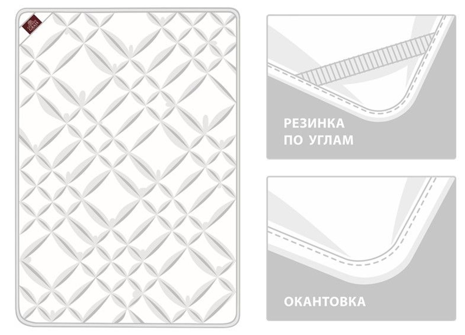 Наматрасник MATTRESS BAMBOO FAMILIE BIO легкий 200x200