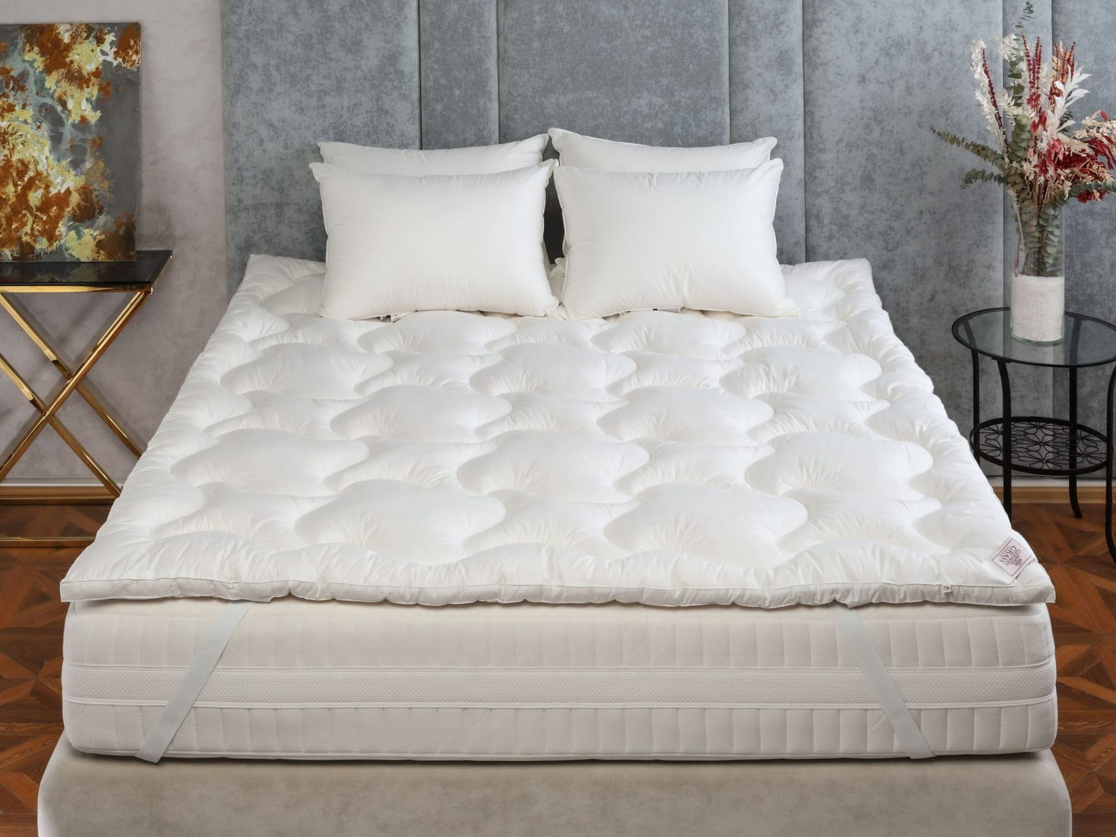 Наматрасник - топпер TOPPER COTTON GRASS всесезонный 90х200