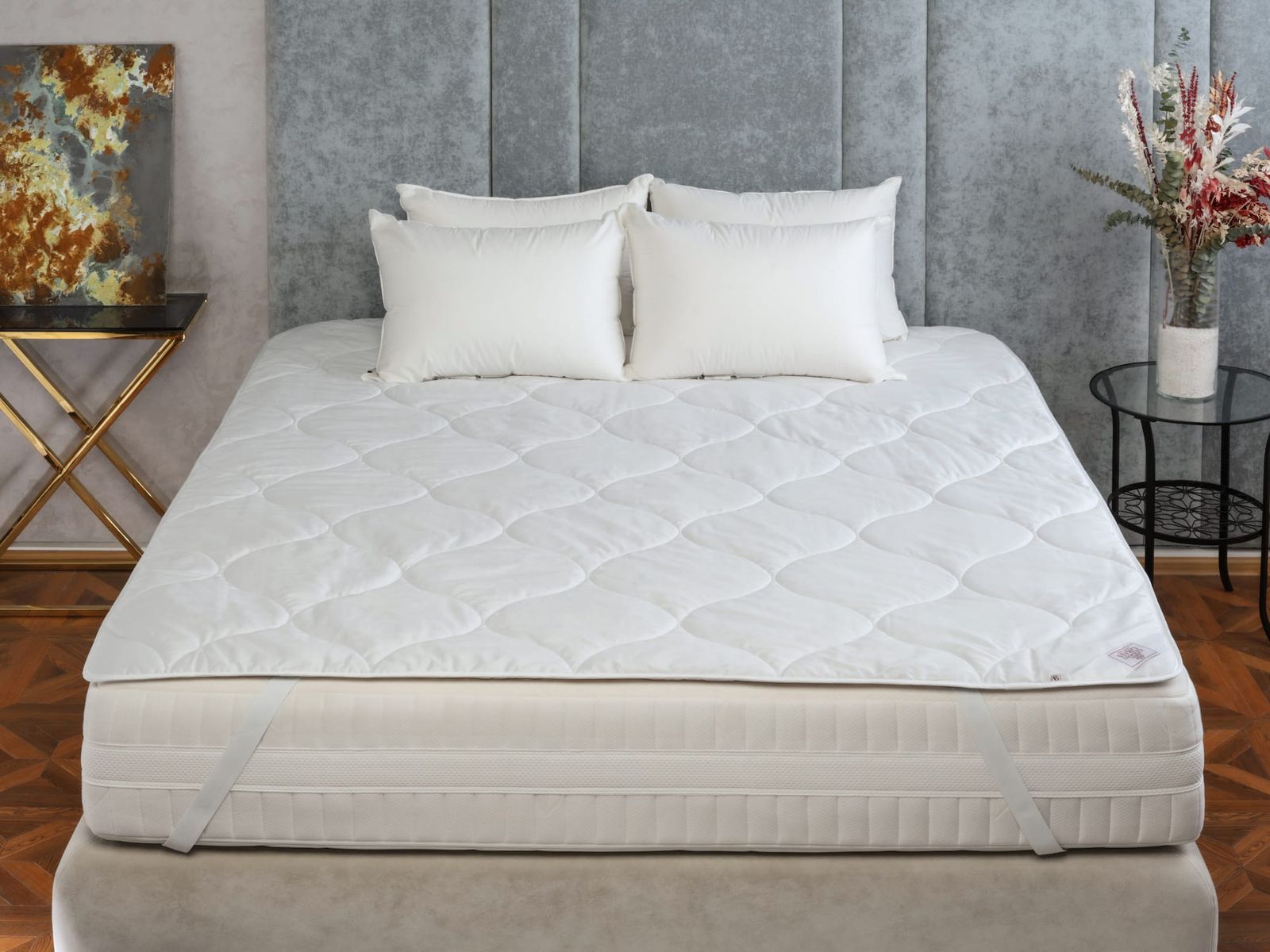 Наматрасник MATTRESS CAMEL WOOL GRASS всесезонный 90х200 вид 2