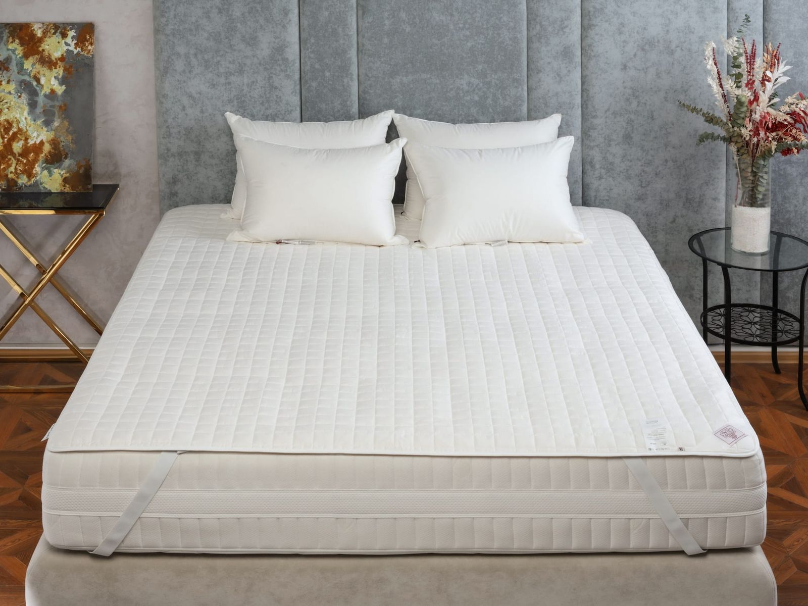 Наматрасник MATTRESS COTTON DRYSOFT GRASS непромокаемый 90х200 вид 2