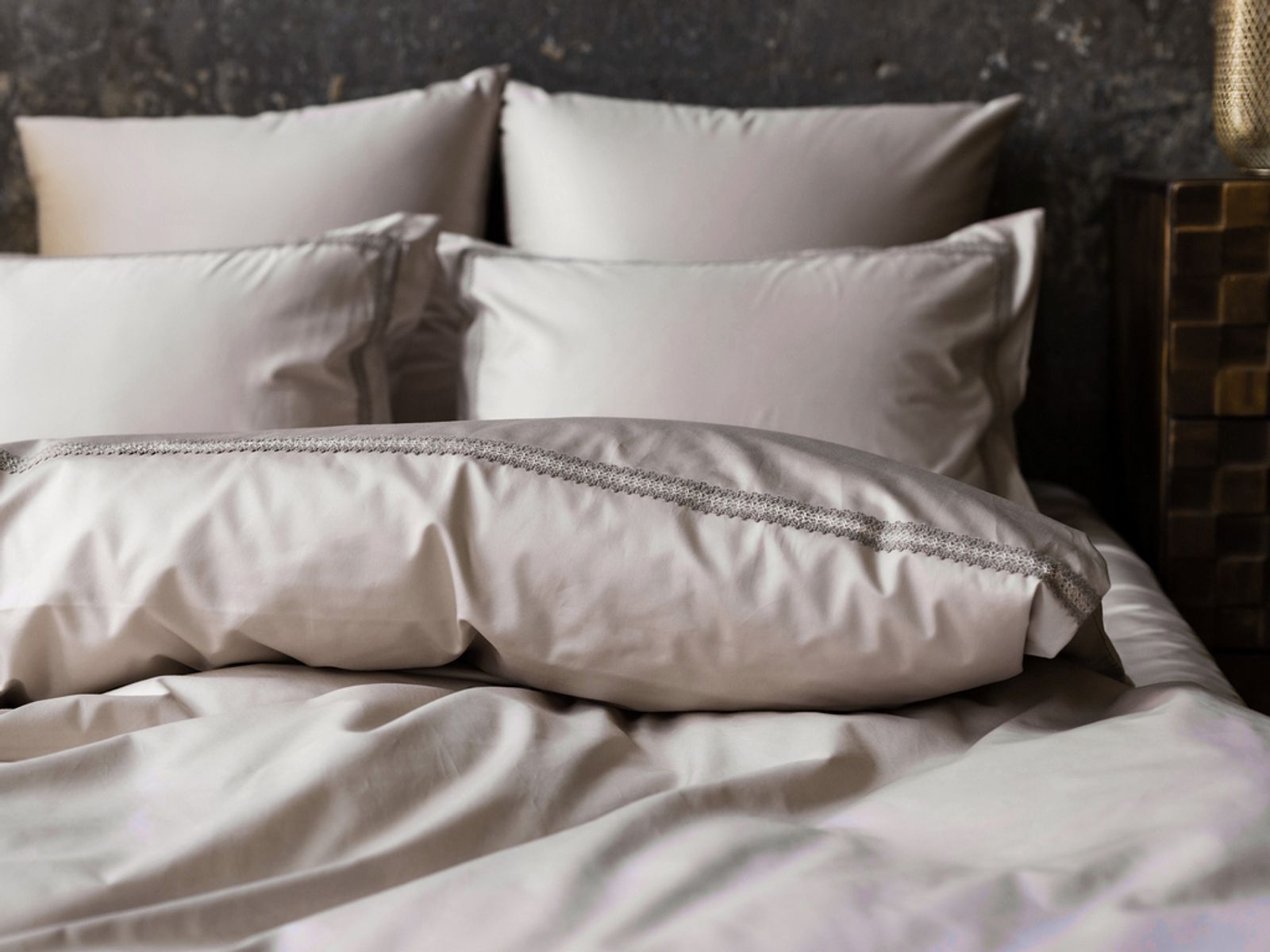 Постельное белье CARINTHIA NOBLE CANVAS GRASS Евро 200х200 вид 3