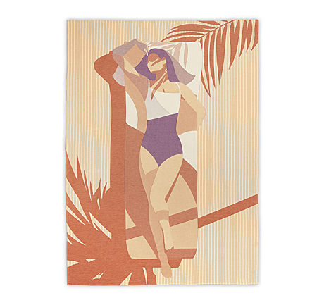 SUNBATHERПляжное полотенце 140/190 хлопок 100% жаккард