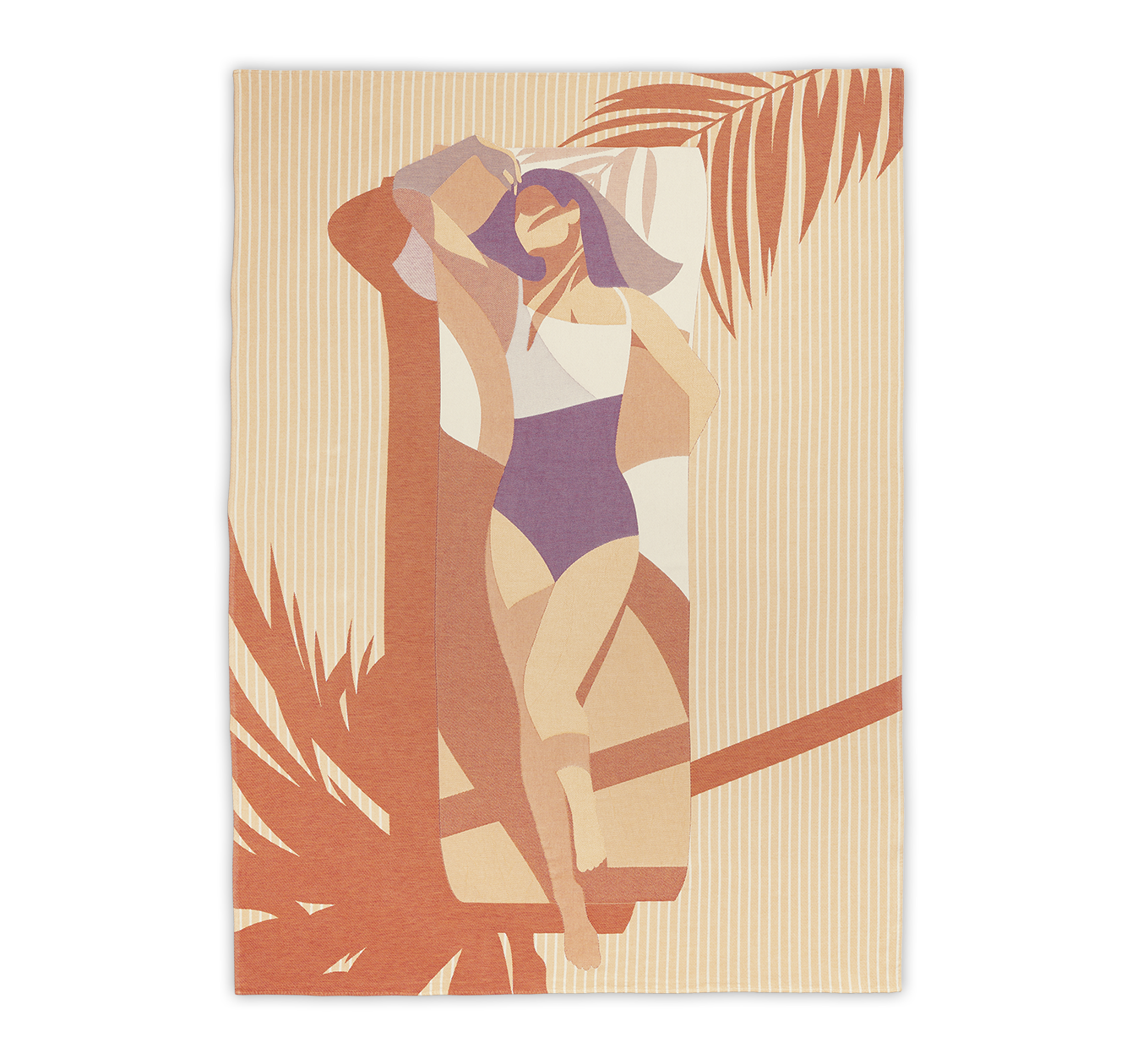 SUNBATHERПляжное полотенце 140/190 хлопок 100% жаккард вид 3