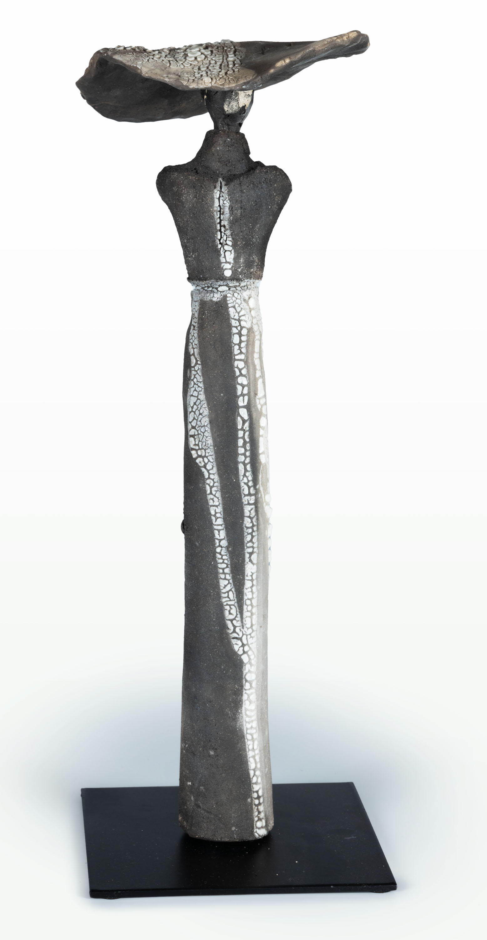 DRAPEEФигура женщины, керамика, японская техника Raku, 35 см