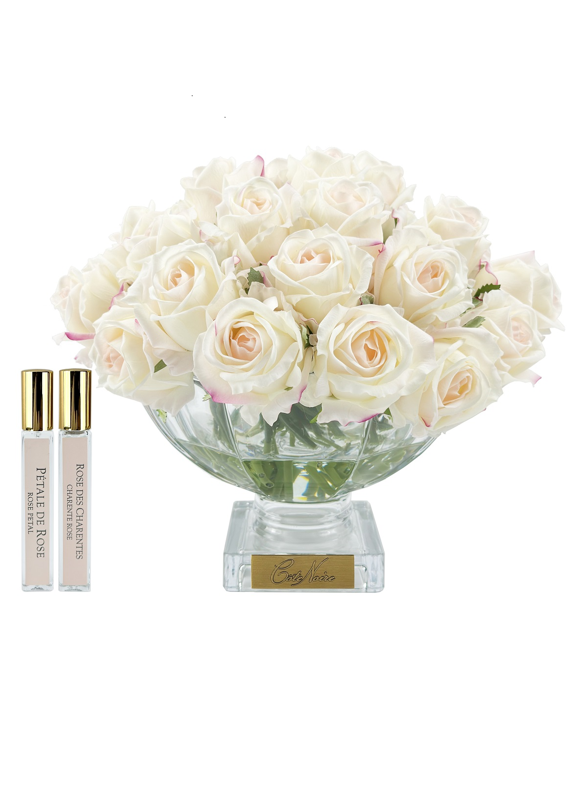 CENTERPIECE ROSE BUDS blush gold Букет из бутонов роз, светло-розовый, золотой декор, 2 спрея по 1