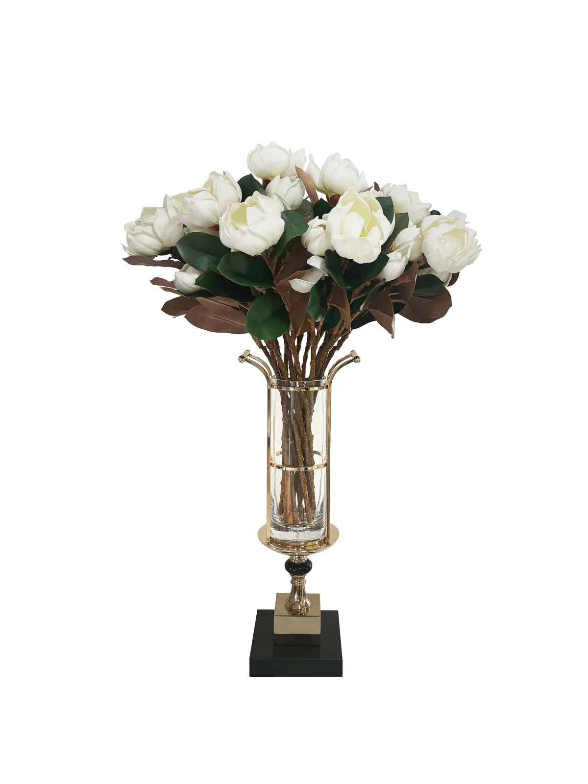 Loose Magnolias whiteВетка с цветами магнолии, белый