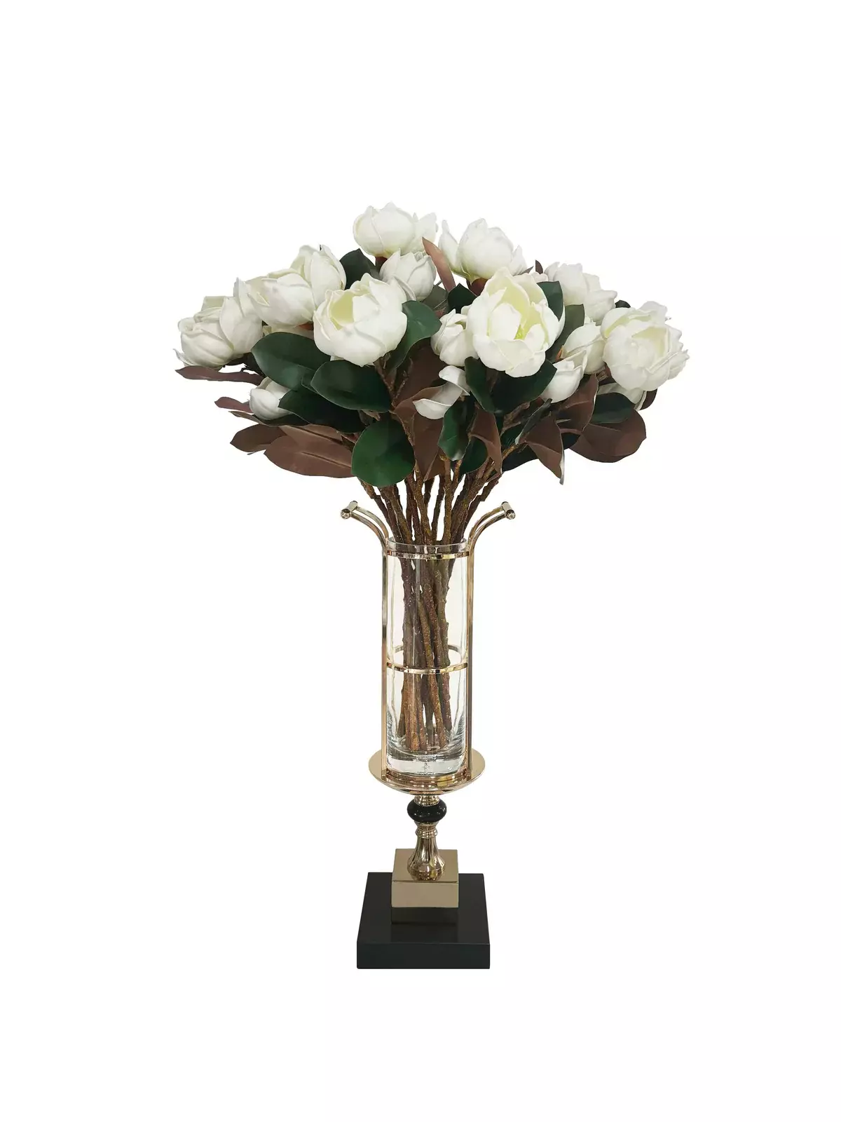 Loose Magnolias whiteВетка с цветами магнолии, белый