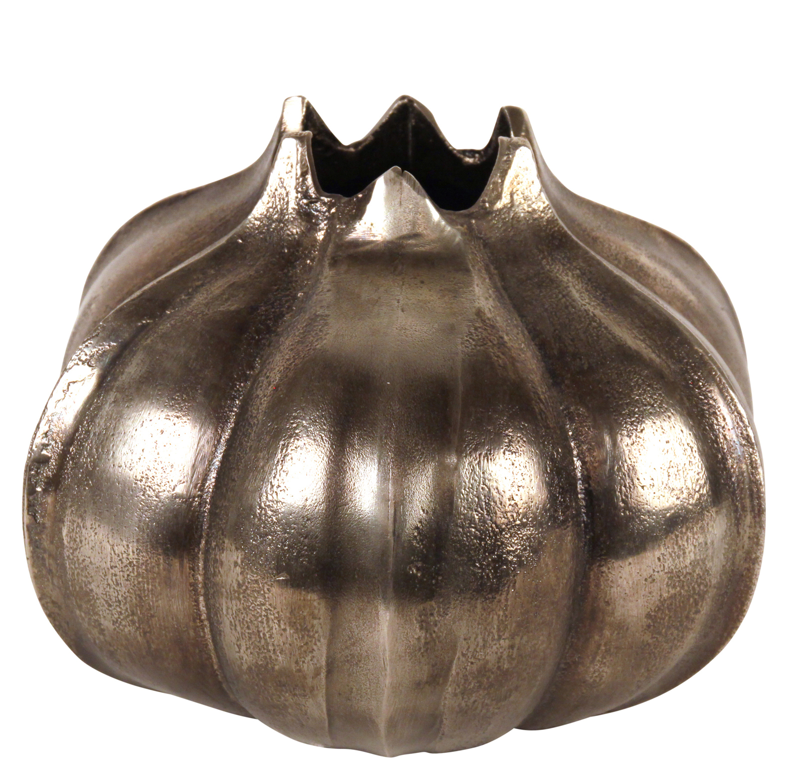POMEGRANATE VASE .Ваза в форме граната, металл, цвет бронза, H: 18 cm | W: 26 cm | D: 26 cm