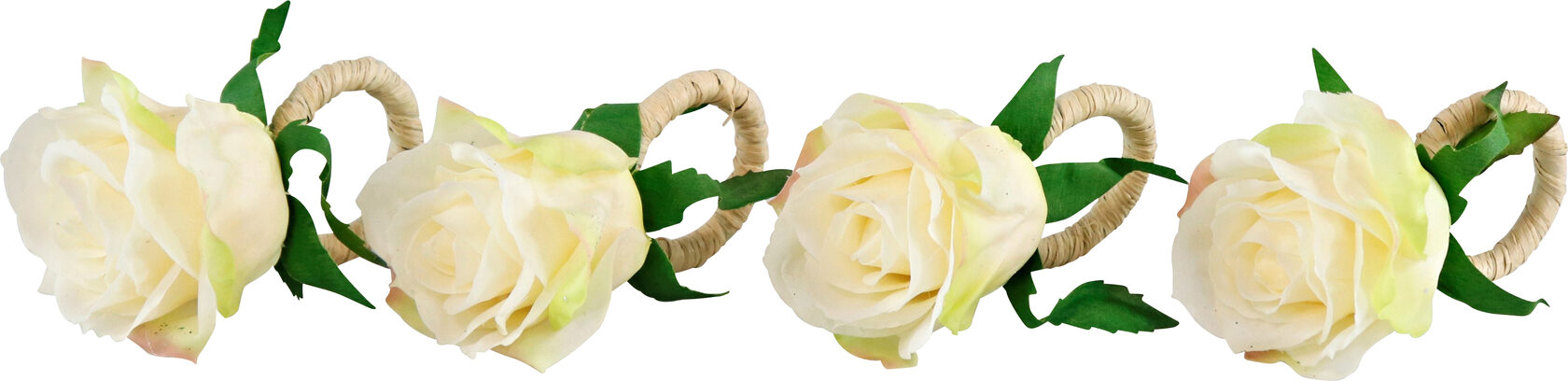 ROSE Кольцо для салфеток , роза, ø5x5x5 полиэстер, металл