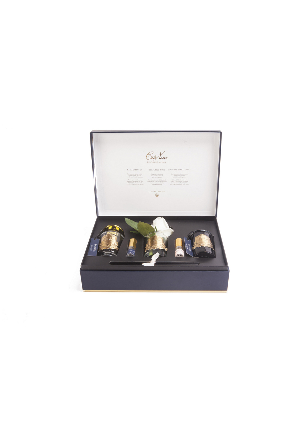 GIFT PACK EAU DE VIE Подарочный набор (диффузор 100мл, бутон розы, 2 спрея по 10 мл, свеча 75гр)