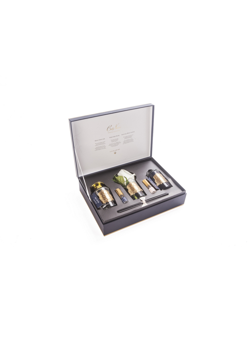 GIFT PACK EAU DE VIE Подарочный набор (диффузор 100мл, бутон розы, 2 спрея по 10 мл, свеча 75гр)