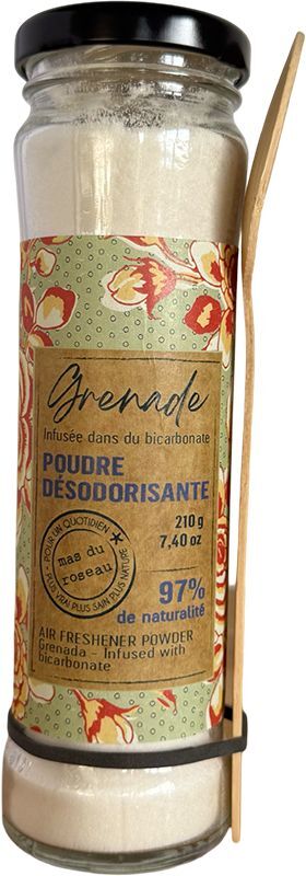 POUDRE GRENADE Пудра дезодорирующая 210 гр, для мебели, ковров, аромат grenade