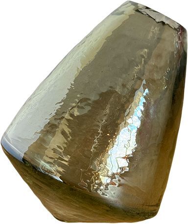 CULBUTO Ваза декоративная наклонная, 10 см, стекло