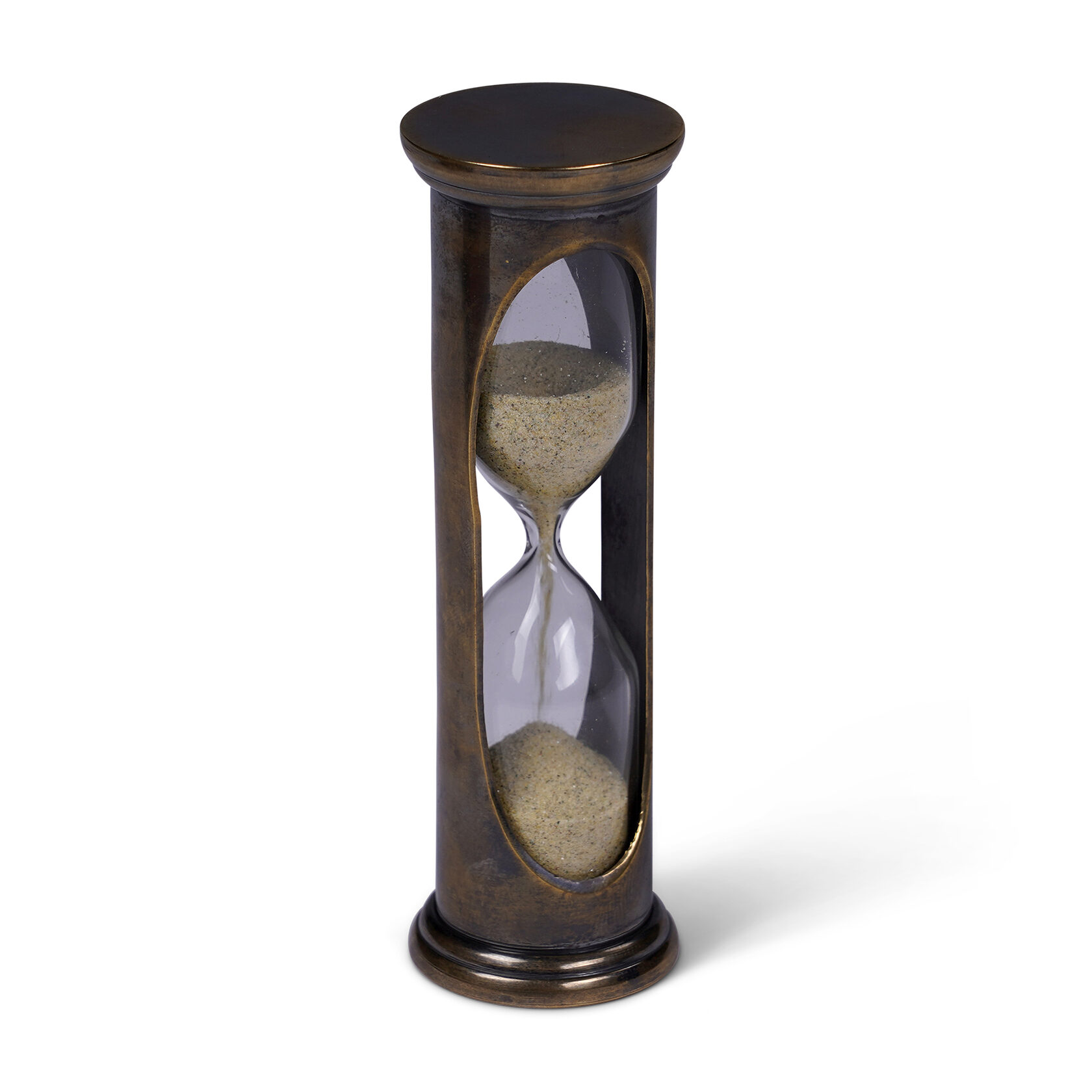 Песочные часы AUTHENTIC MODELS диам 4 см Н.12см, латунь