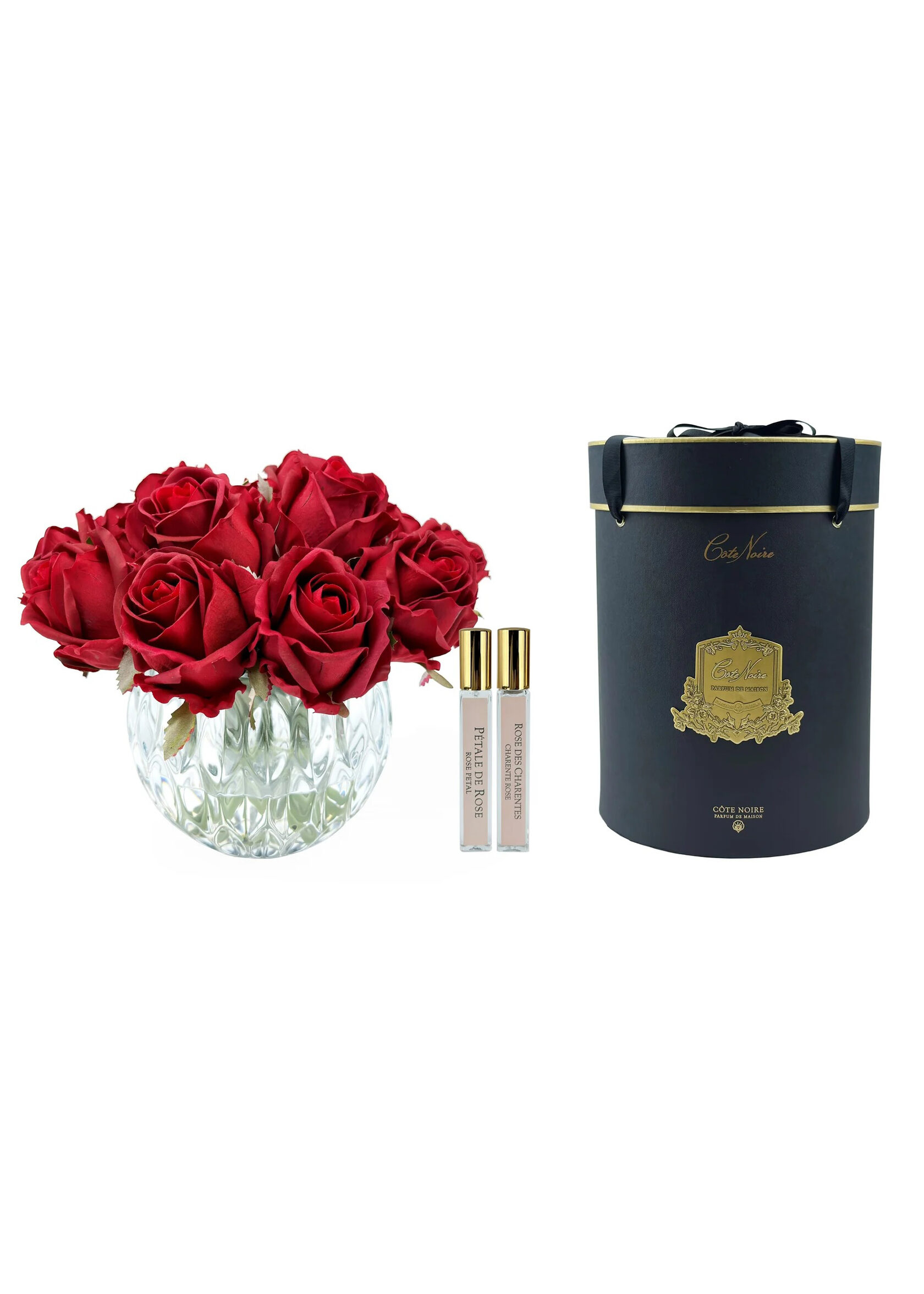 ROSE BUD BOUQUET CARMINE RED Букет из бутонов роз, красный, 2 спрея по 10 мл Charente Rose & Rose P