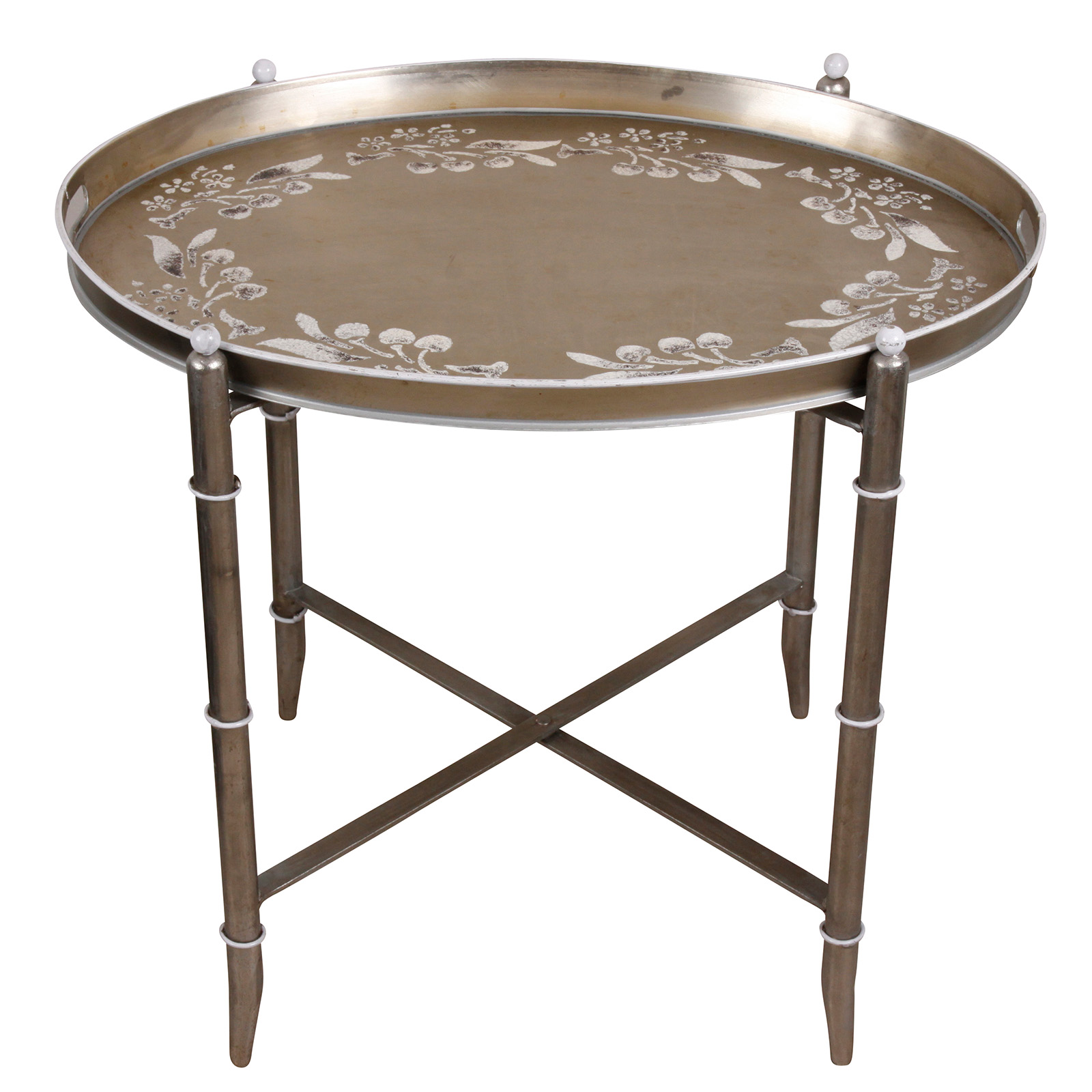 Столик с переносным подносом, 62х48 Н 55 см, металл