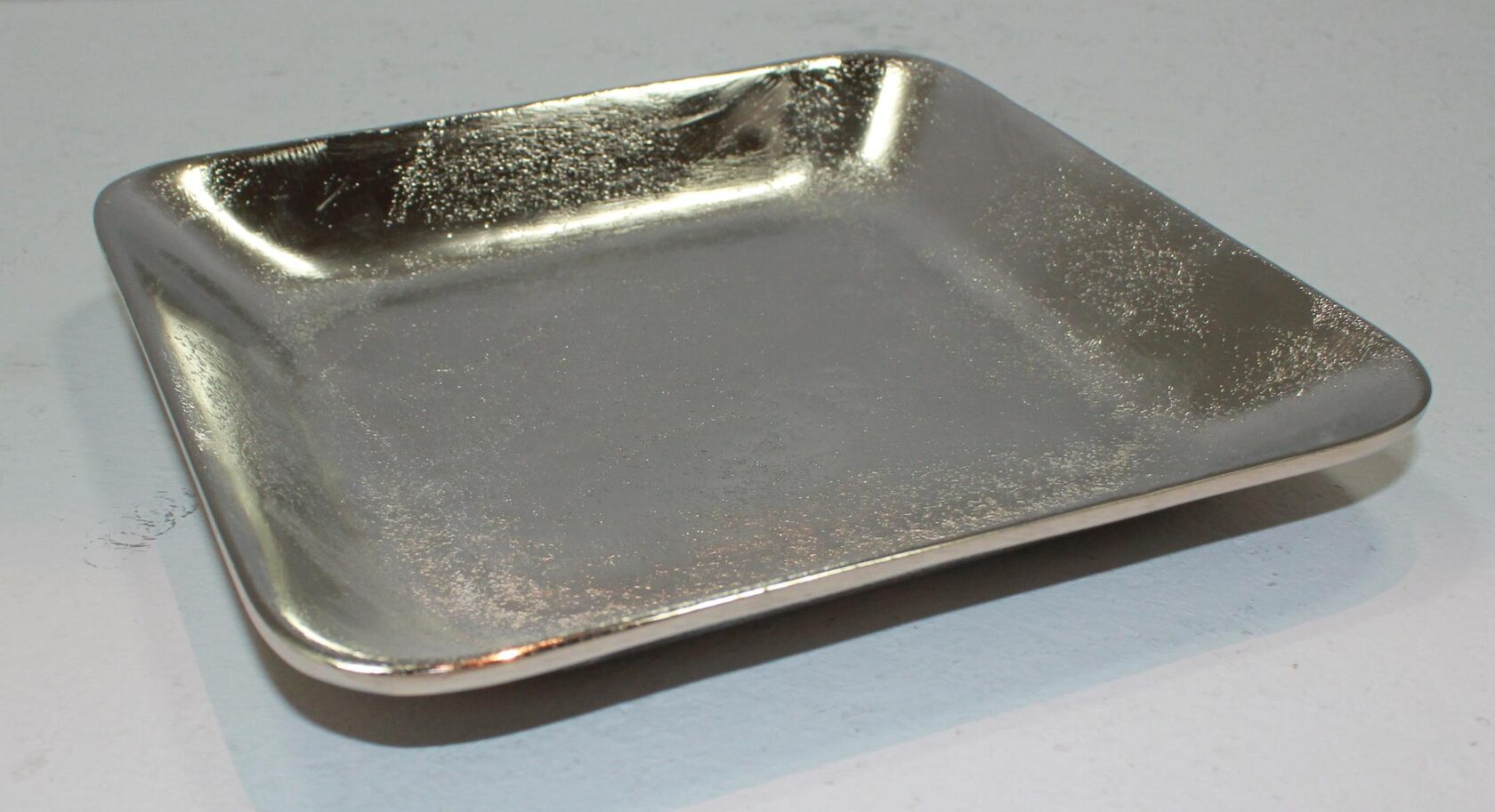 SQUARE RAW Поднос 19х19, цвет антик, алюминий