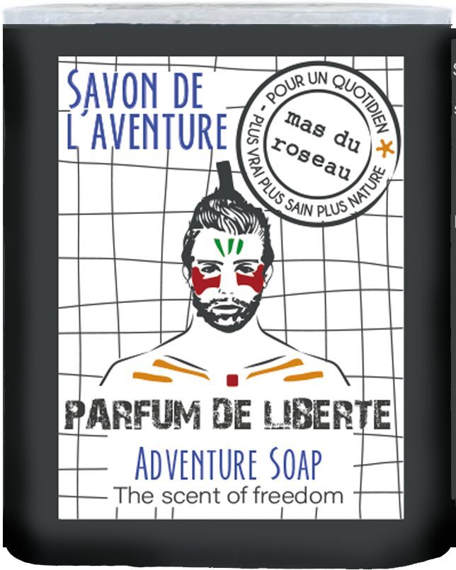 AVENTURE Набор для мужчин мыло 100гр, парфюмированный спрей для тела LIBERTE 100 мл, подставка для м вид 3