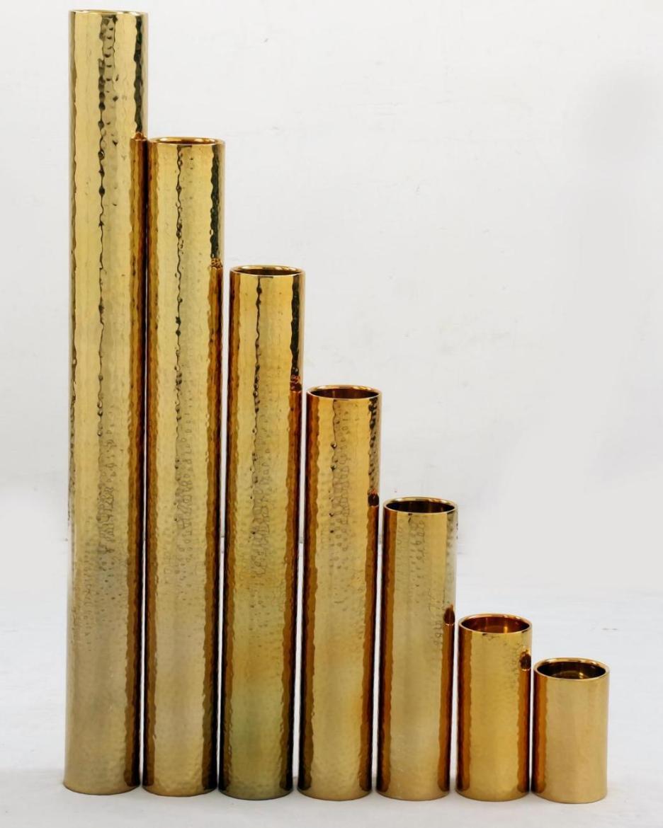 PIPE Подсвечник золото 65 см