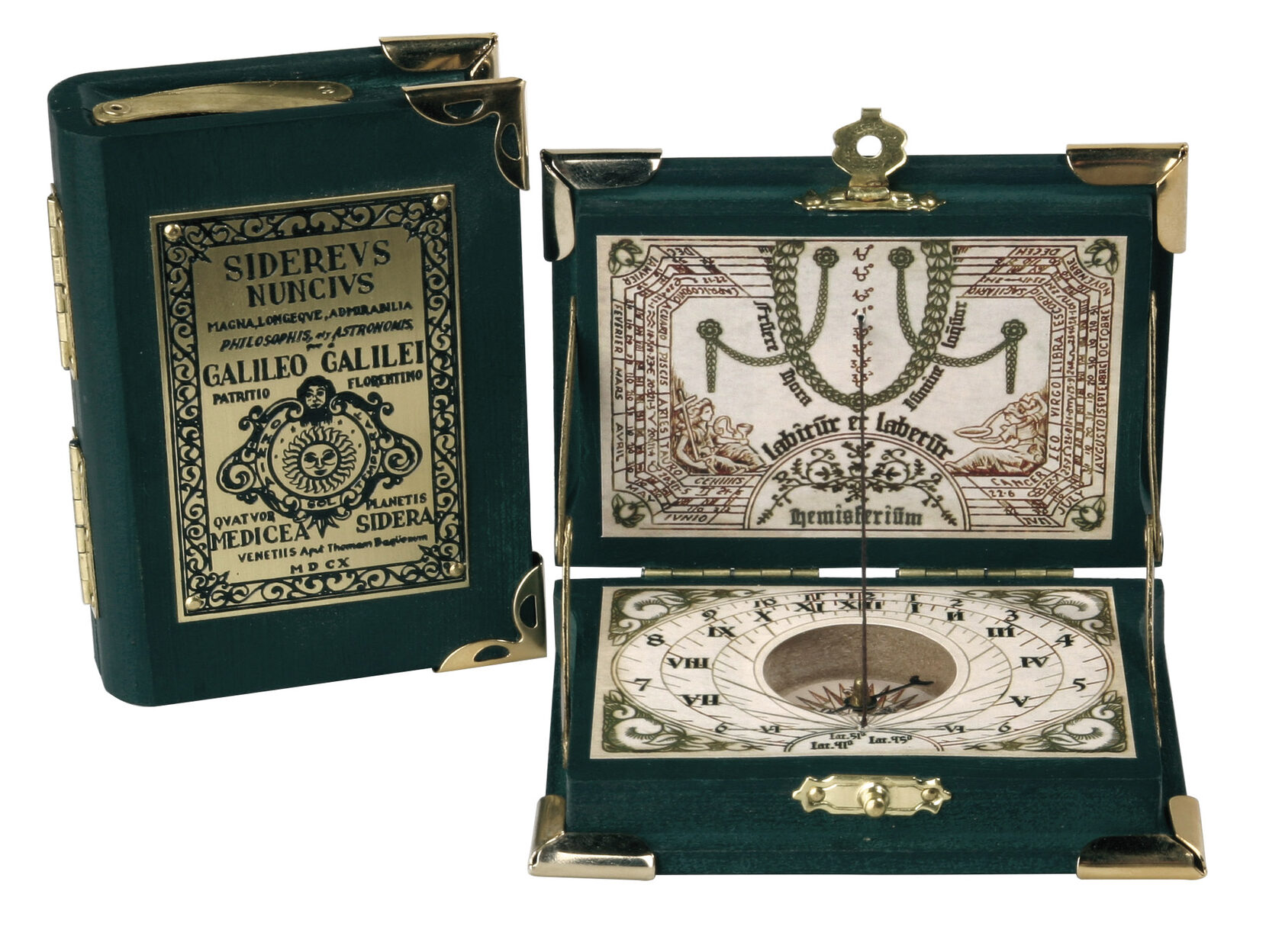 Солнечные часы Hemisferium Helios Sundial 8,5х6 Н 2см, бронза