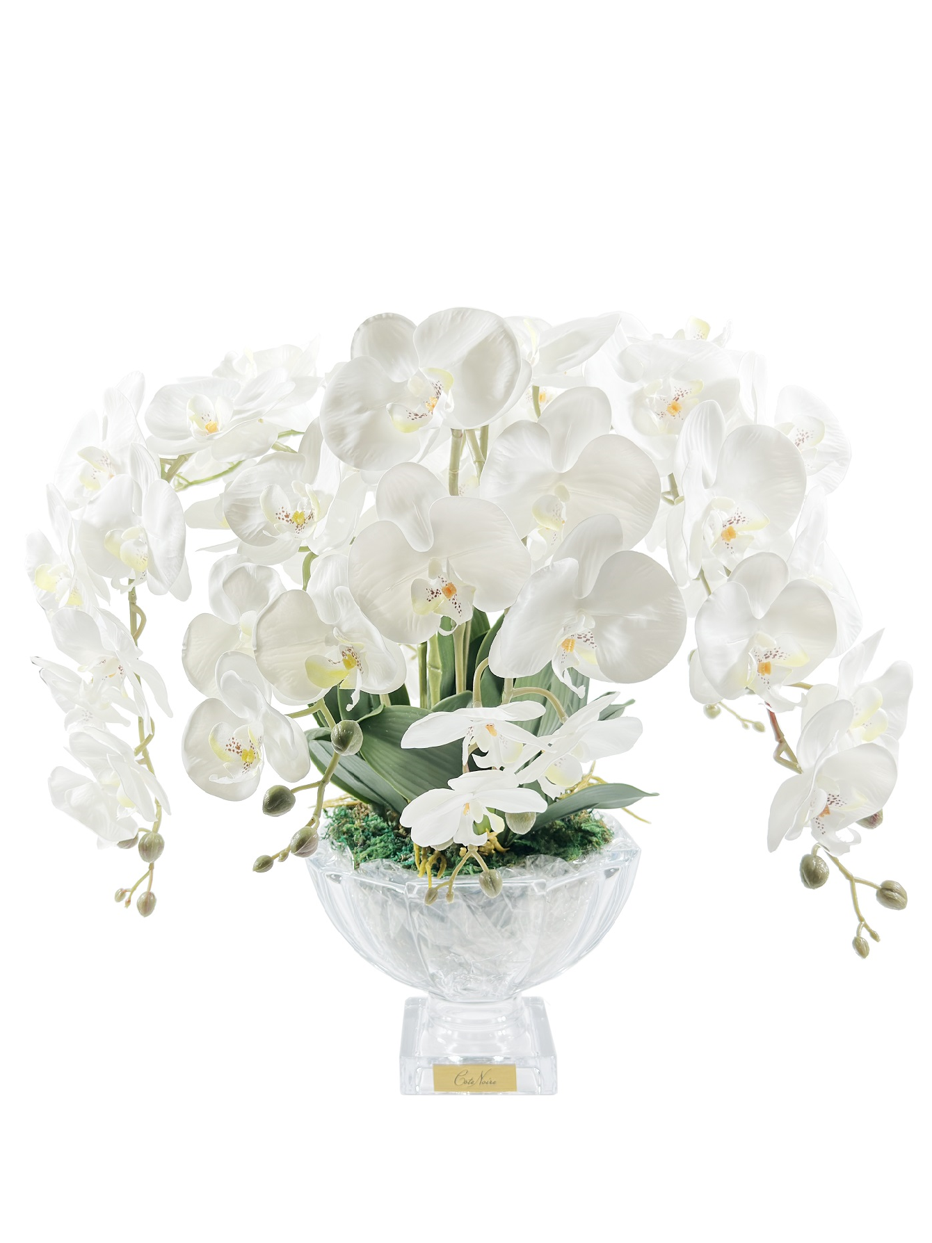 CENTERPIECE TALL WHITE ORCHIDSБукет белые орхидеи , 2 спрея по 10 мл