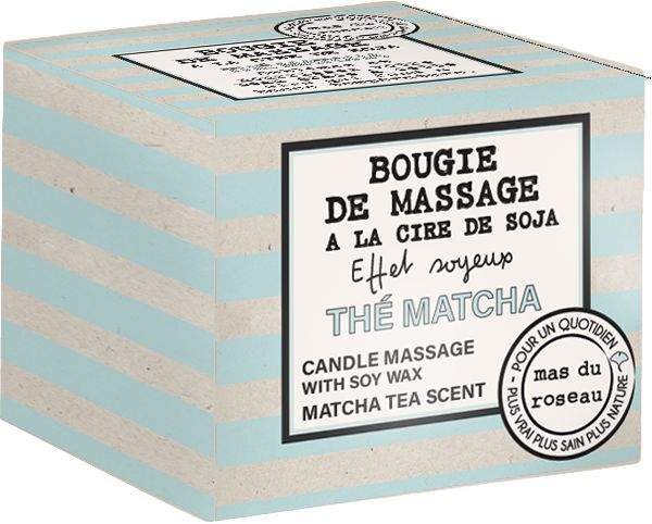 THE MATCHA Свеча массажная 3 в 1, соевый воск, аромат чай матча, 100 гр