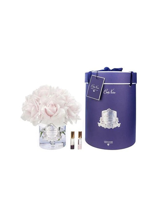 GRAND BOUQUET french pink navy boxБольшой букет роз, розовый 2 спрея по 10 мл, белый, ВхШхД 32х26