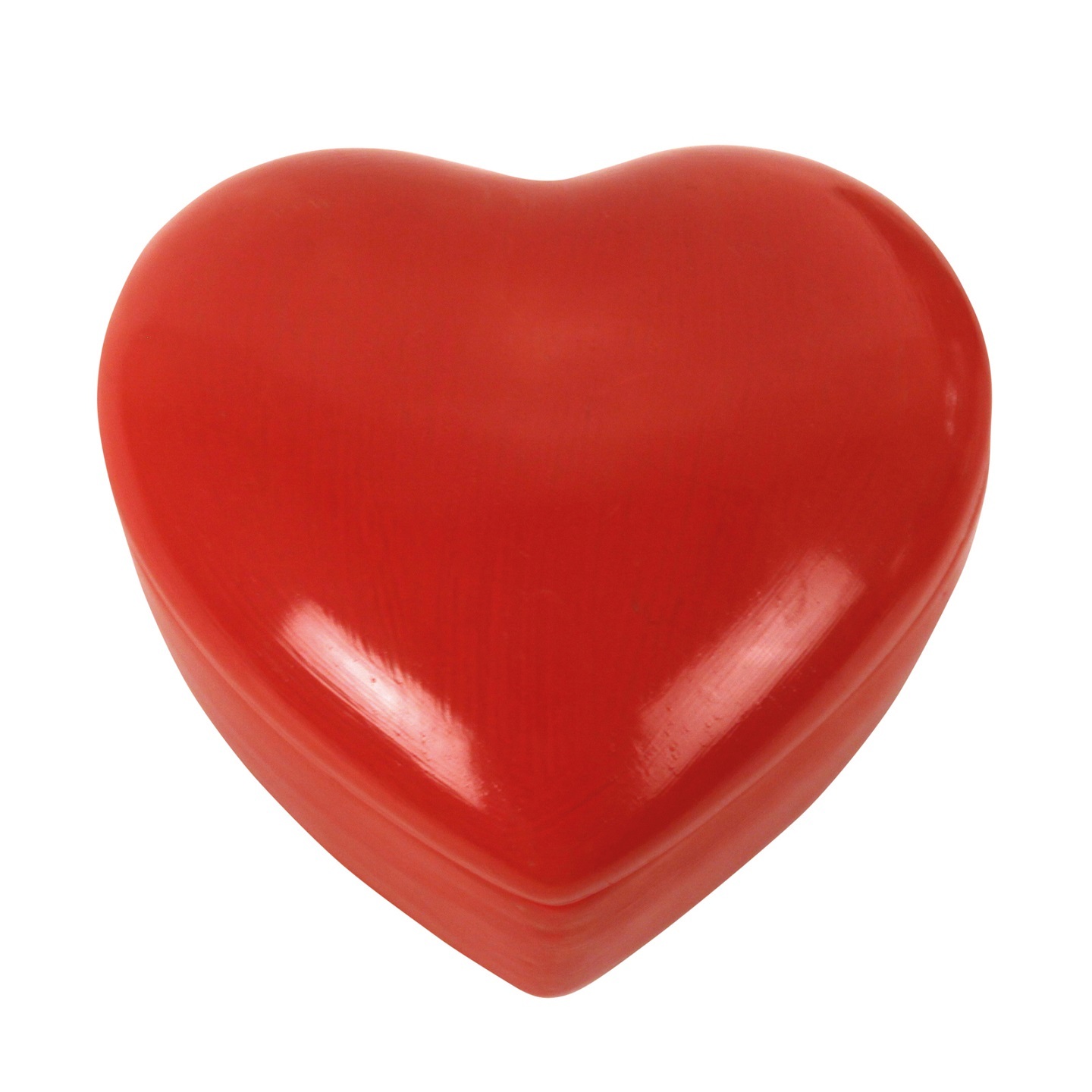 Шкатулка HEART, сердце, красный, 12х13 Н 6 см, фарфор