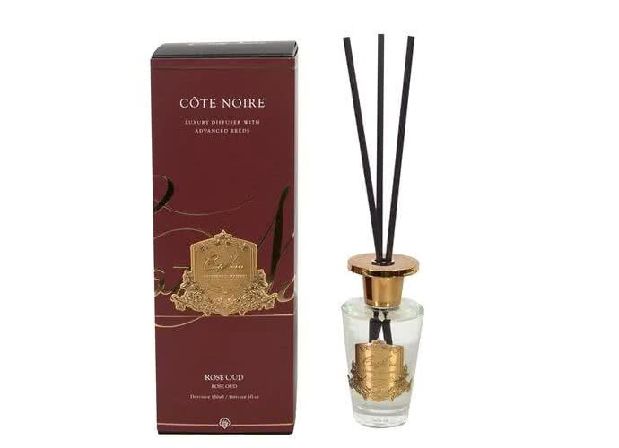 ROSE OUDДиффузор, золотой декор, 150 мл, ВхШхД 30х10,5х10,5 см